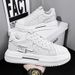 Summer New Breathable White Men's Trendy And Versatile Thick Soled Sports Shoes, Casual Shell Toe Board Shoes For Men_vogvips.com
