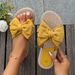 Women’s Shoes Straight Line Women's Rope Bottom Large Flower Fashion Casual Outdoor Wear Flat Slippers Hot Sale_vogvips.com