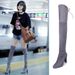 New Pointed Toe Chunky High Heel Women's Fashion Zipper Slim Leg Strap Over-the-Knee Stretch Boots_vogvips.com