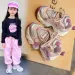 Sports Childrens Breathable Dad 2024 Spring And Autumn New Mesh Running Girls Casual Shoes S260706_vogvips.com