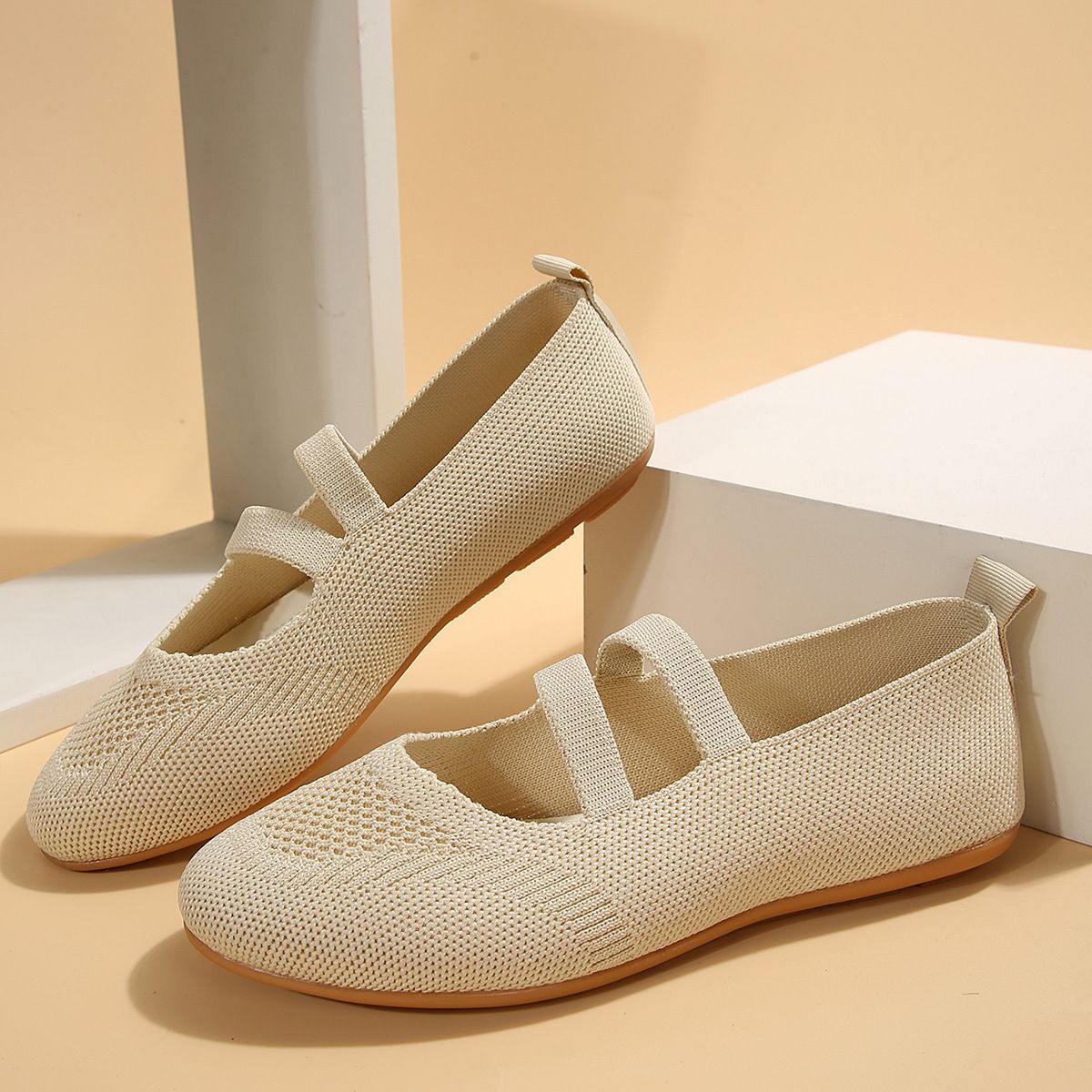 Flat Bottomed Ingle For Women, 2025 Autumn New Item, Plu Ize Round Toe Cover, Fahionable And Comfortable Caual_vogvips.com