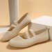 Flat Bottomed Ingle For Women, 2025 Autumn New Item, Plu Ize Round Toe Cover, Fahionable And Comfortable Caual_vogvips.com
