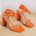 2025 Large Size Women's Foreign Trade, Square Toe, Lace-Up, Thin Heel, High Heels, Cross Strap Sandals For Women,_vogvips.com
