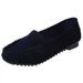 Ladies Casual Shoes Sneakers Women's Black Work Flat Shoes_vogvips.com