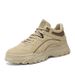 Spring Men's Breathable Work Shoes, Stylish Versatile Thick-Soled Non-Slip Work Shoes, Casual Dad Trendy Shoes_vogvips.com