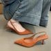 French Niche High-heeled Women In Spring 2025, New Temperament For Socialites, Suede Pointed Toe Thin Heeled Sandals,_vogvips.com