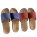Home Couple Indoor Slippers Wooden Floor Cotton Linen Slippers Home Non-Slip Men And Women Thick Sole Summer Cool_vogvips.com