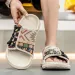 Designer Shoe New Ultra Light Soft Sole Men's Sandals Trendy Versatile Summer Breathable Non Slip One Word Slippers_vogvips.com