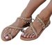 2026 Independent Site Cross-border Women's Shoes Foreign Trade Large Size Flat Beach Sandals Wholesale_vogvips.com