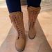 2021 Autumn Winter New Foreign Trade Women's Shoes Woolen Mouth Stitching European And American Style Large Size_vogvips.com