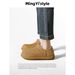 Little Potato Snow Boots For Women 2025 New Winter Non-Slip Thick Sole With Fleece Lining And Thickened Warm_vogvips.com
