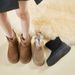 Fleece-Lined High-Top Snow Boots For Women 2025 Winter New Style Student Ins Korean Version Warm Casual Cotton Shoes_vogvips.com