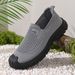 Soft Sole Comfortable Middle-aged And Elderly Father Shoes One Pedal Light Breathable Casual Loafers Men's Shoes_vogvips.com