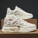 2025 Spring New Breathable Mesh And Versatile Thick Soled Sports Trendy Men's Casual Dad Shoes_vogvips.com