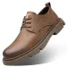 Cow Leather Autumn Platform For Fashion Casual Derby Shoes Male Low Top Work Ankle Boots Men 250612_vogvips.com