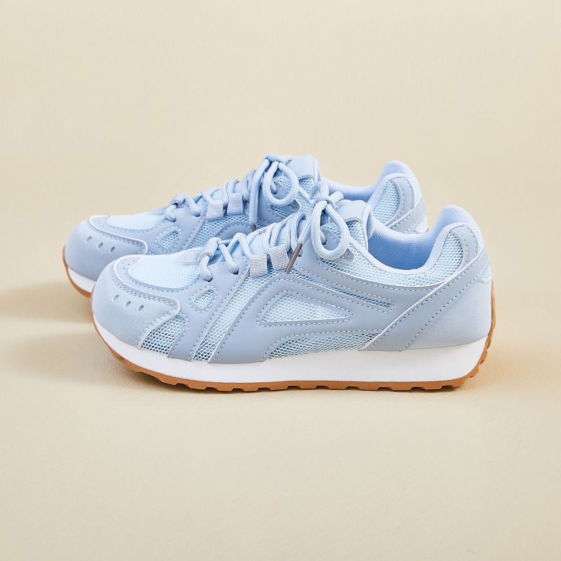 Forrest Gump Shoes Female Student Sports Mesh Breathable Casual Thick-soled Heightening Shoes_vogvips.com