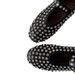 Large Round Toe Leather Rhinestone For Women's Outdoor Wear, 2025 Summer New Fashionable Versatile Single Shoe_vogvips.com