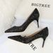 MTX 9219-A1 Fashionable Nightclub Slimming Women's Thin Heel High Heels Shiny Sequin Single Shoes_vogvips.com