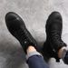 European Warm Series Martin Winter Genuine Leather Men's Snow High-top Ankle Mid-top Work Boots British Style Trendy_vogvips.com