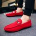 Euro Step Men's 2025 New Versatile Comfortable Non-Slip Loafers Trendy Korean Style Business Leather Shoes_vogvips.com