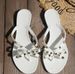 New Rivet Bowknot Craft Flip-Flops Summer Warren Outdoor Beach Sandals Women Jelly Crystal_vogvips.com