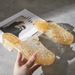 Fashionable Internet Celebrity Height-increasing Mid-heel Closed-toe Mules For Women, Summer Crystal Jelly Hollow_vogvips.com