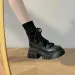Mesh Platform Shoes Fashion Thick Soled Ankle Comfortable Snow For Women Botas De Mujer Boots 240904_vogvips.com