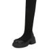 Large Tube Boots For Women, High Heel Sole Stretch Fat MM Thick Leg Over-the-Knee Long Boots, Plus Size Version_vogvips.com