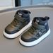 SHLIANG New Fashion Casual Shoes Baby Toddler Shoes For Boys Girls Leather Sneakers Non-slip Children Sport Shoes Y0325_vogvips.com