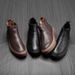 European Warm Series Winter Martin For Men Genuine Mid-Top British Style Leather Thick-Soled Fleece-Lined Short Boots Trendy Casual High-Top_vogvips.com