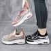 Women's With Thick Soles, Classic Casual Sponge Cake Comfortable Breathable, All Season Flying Woven Shoes, Fashionable_vogvips.com