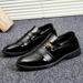 Men’s Shoes Men's Leather Shoes Casual Business Formal Leather Shoes Breathable Youth Black Men's Leather Shoes British Korean Style Wedding_vogvips.com