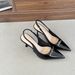 Niche Temperament Fine Heel Shallow Mouth Nude Color Spring Summer New Pointed Sandals Back Hollow High Heels_vogvips.com