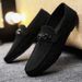 Euro Step Waterproof Casual Sports Slip-On Loafers Bean Lazy Fashion Youth Formal Men's Handmade Shoes_vogvips.com