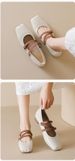 Blogger With The Same Ballet Mary Jane Shoes Women's Thick High Heels Light Mouth Evening Shoes_vogvips.com