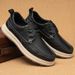 European Warm Series Men's Autumn Winter Genuine Leather Top Layer Cowhide Soft Business Casual Lace-up Round Toe Shoes Men Thick Solid Sole_vogvips.com