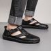 Fashion Mens Leather Summer Beach Casual Male Non-Slip Soft Comfortable Outdoor Shoes High Quality Man Sandals_vogvips.com