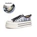 New Top Layer Pigskin Lined 2026 Spring Thick Sole Casual Fashion Women's Shoes Ins Style Silver White Sneakers_vogvips.com