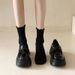 2025 Autumn New British Style Small Leather With Heels And Thick Soles, Casual One Step Single Shoes, Lefu Shoes For_vogvips.com