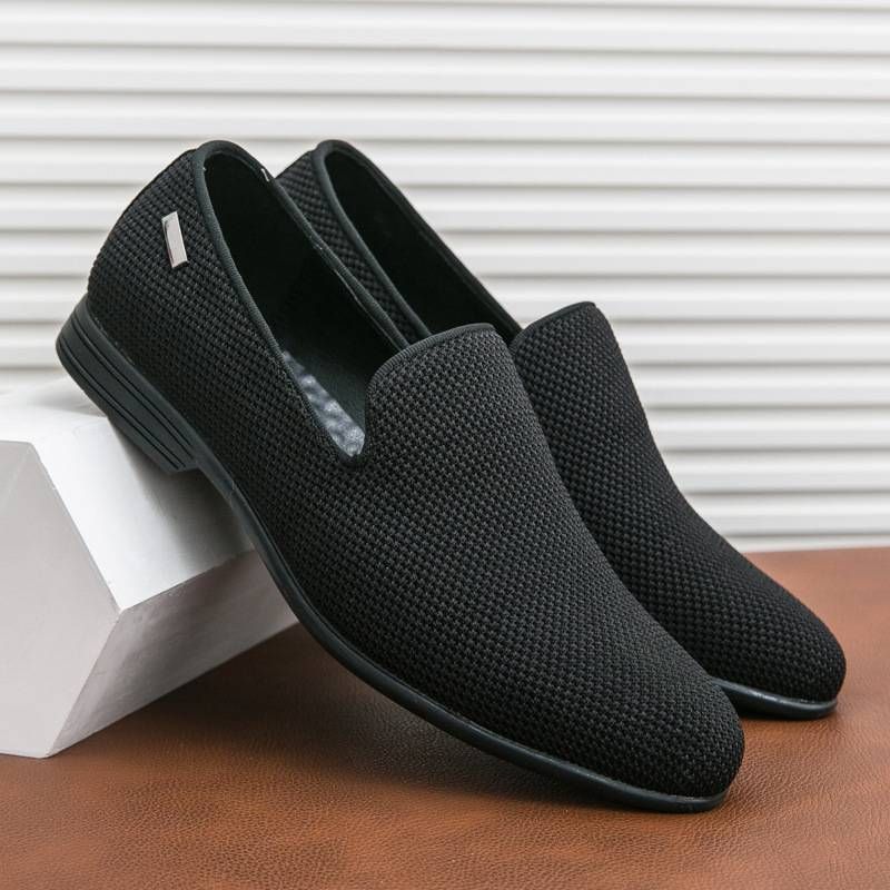 Plus-size Men's Simple And Breathable Loafers 2025 Spring And Autumn New Men's Business Casual Loafers_vogvips.com