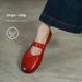 Cameido Women's Round Toe Flat Mary Jane Shoes Soft Sole Soft Upper Calf Leather Spring_vogvips.com