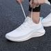 Woodpecker Black 2026 Summer New Breathable Sports Men's Lightweight Casual Running Mesh Shoes_vogvips.com