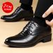 White Men's Elevator Dress Shoes Low-Top Wedding Shoes_vogvips.com