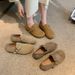 B2002-2 For Women Full Coverage Flat Thick Sole Wide Fat Feet Large Size Women's Shoes Casual Fashion_vogvips.com