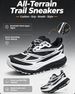 Shock Absorbing Trail Running Sneakers Non-Slip Breathable Mesh Outdoor Hiking Shoes_vogvips.com