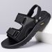 British Style Brand Summer Men's Casual Leather Slippers Fashion Walking Soft Bottom Beach Sandals Comfy Outdoors Shoes_vogvips.com