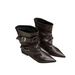 2025 Summer New Pointed Toe Retro Martin Design Sense Wrinkled Slouch Soft Leather Slimming Wide Tube Boots For Women_vogvips.com