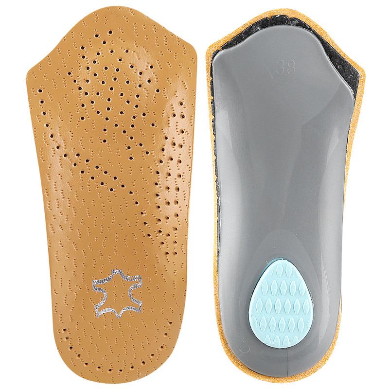 Orthotic Arch Support Insoles For Flat Feet – Breathable & Anti-Slip Half Insoles For Men & Women (Tan, 6 Sizes)_vogvips.com
