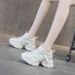 Dad Shoes Women's Air Cushion Sole Thick Sole Heightening Shoes Sports And Leisure Shoes Women's Functional Wind Dance Shoes_vogvips.com