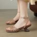 Cameido Women's Microfiber - Woven Square - Toe Spring - Summer Slippers_vogvips.com